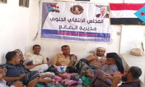 انتقالي ثوبة بالضالع يدعو للمشاركة في مليونية التفويض ويؤكد دعمه للرئيس الزبيدي