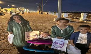 مؤسسة ريما الطبية توزع هدايا وحلويات العيد على أطفال عدن 