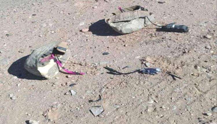 دفاع شبوة تفكك 3 عبـ.ـوات ناسـ.ـفة على الخط الدولي الرابط بالعبر