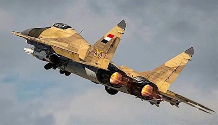 غـ.ـارات جوية تستهدف مواقع مليـ.ـشيا الحو.ثي في الحزم والمصلوب بمحافظة الجوف