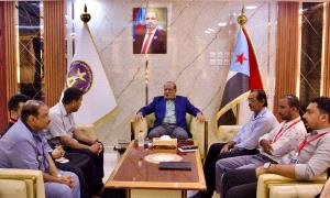 نصر هرهره يطّلع على أوضاع المتعاقدين الأكاديميين بجامعة حضرموت ومستجدات ملف توظيفهم