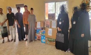 لحج: مدرسة "سماء تبن" تختتم حملة إنسانية واسعة لدعم ومساندة المرابطين في الجبهات