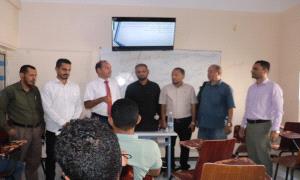 رئيس جامعة خليج عدن الدولية يدشن العام الدراسي الجديد 2026/2027م