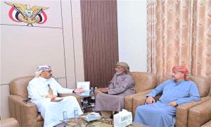 
التميمي مدير عام مصلحة شؤون القبائل يلتقي المنصب عبدالعزيز النهيم ويشيد بجهوده في إصلاح ذات البين