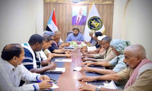 الجفري يناقش مع قيادات الانتقالي بساحل حضرموت التحضيرات لمليونية التعبئة الشعبية