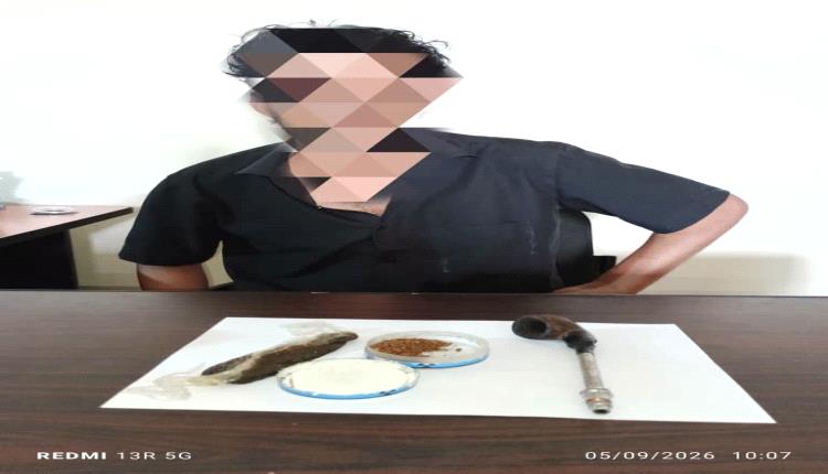 قوات الأمن الوطني بلحج تضبط شخصين بحوزتهما حشـ,ـيش وخمـ,ـور مهربة