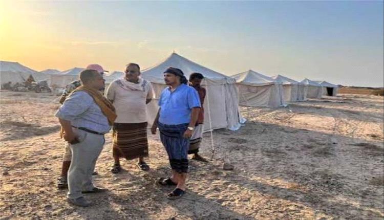 السقاف والصوفي يتفقدان مخيم رأس عمران ويبحثان احتياجات النازحين