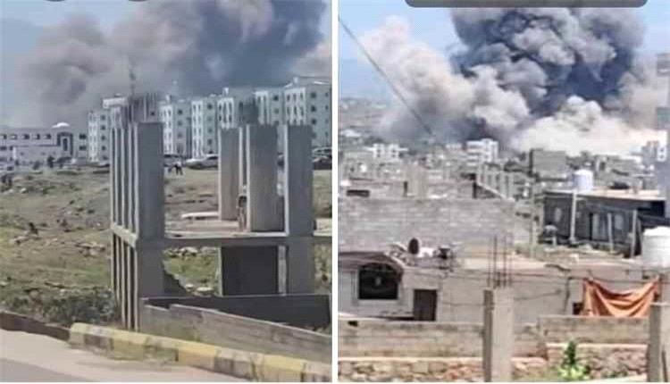 غـ,ـارات جوية تستهدف مواقع للحـ,ـوثيين في تعز