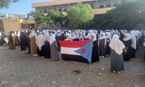 انتقالي مديرية الضالع يستكمل نزوله لمدارس العاصمة ويرسخ الهوية الجنوبية في الطابور الصباحي