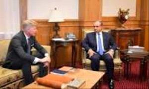 غروندبرغ ووزير الخارجية المصري يبحثان تطورات اليمن وأمن البحر الأحمر
